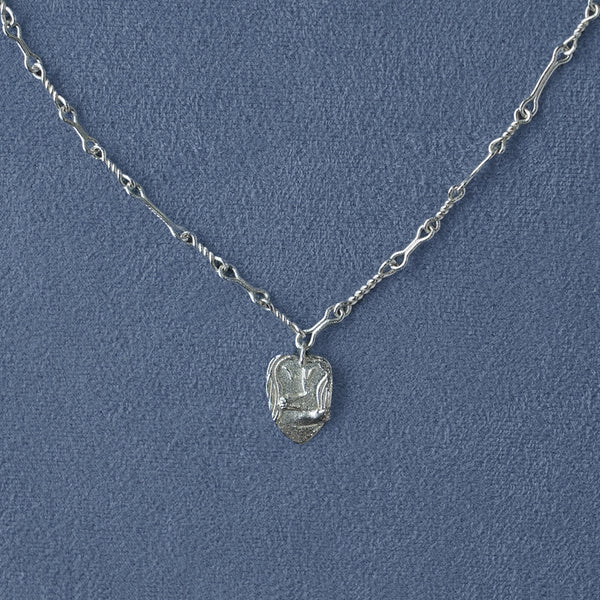 SALE E PEPE Tanabata Special Series Sterling Silver Embrace Necklace SEP-SP04N33-YIN Silver